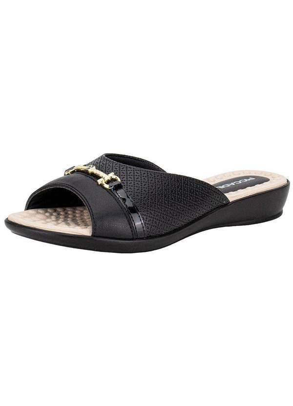 Piccadilly - Tamanco Feminino Anabela Piccadilly 500404 Preto 1