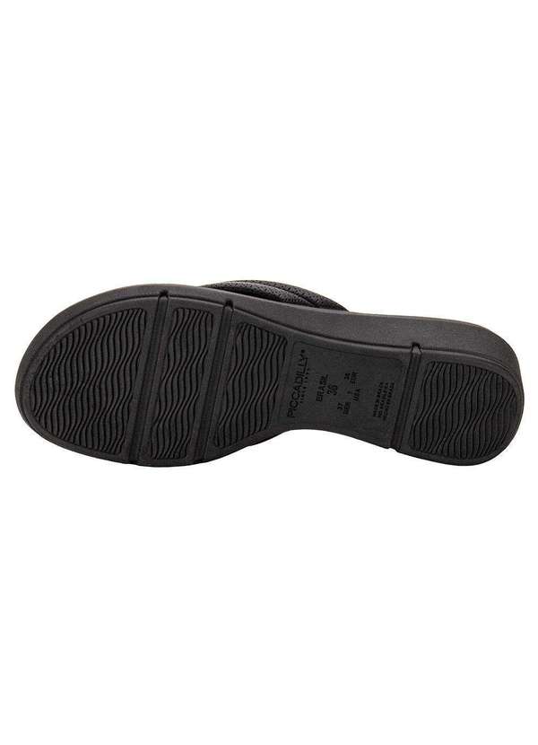 Piccadilly - Tamanco Feminino Anabela Piccadilly 540356 - Preto 4