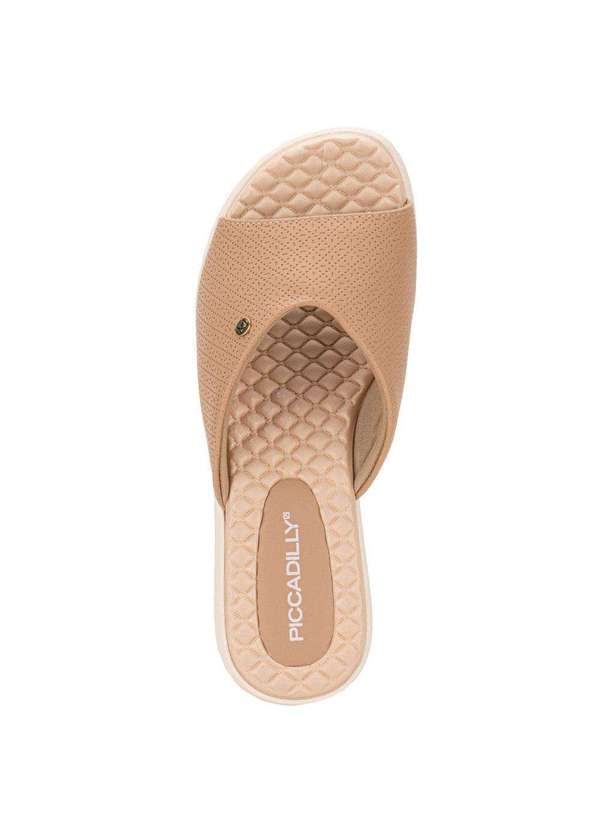 Piccadilly - Tamanco Feminino Anabela Piccadilly 540358 - Bege 5