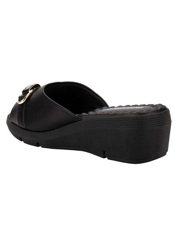 Piccadilly - Tamanco Feminino Anabela Piccadilly 540359 - Preto 3
