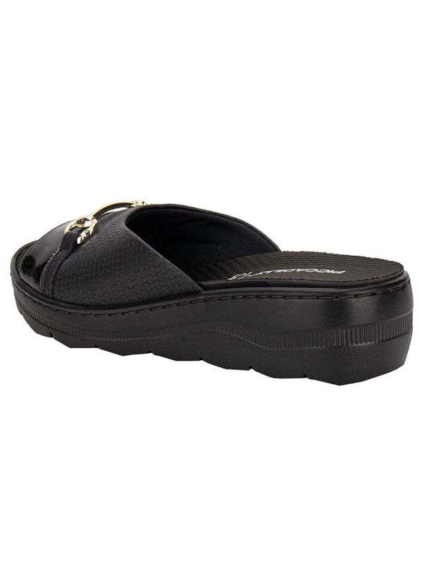 Piccadilly - Tamanco Feminino Anabela Piccadilly 568060 - Preto 3