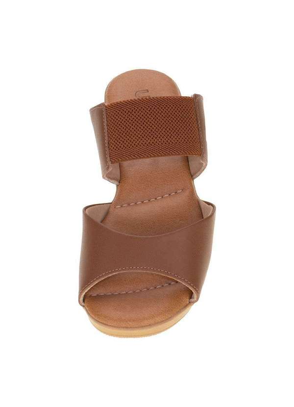 Usaflex - Tamanco Feminino Anabela Usaflex Ag3919 - Canela 5