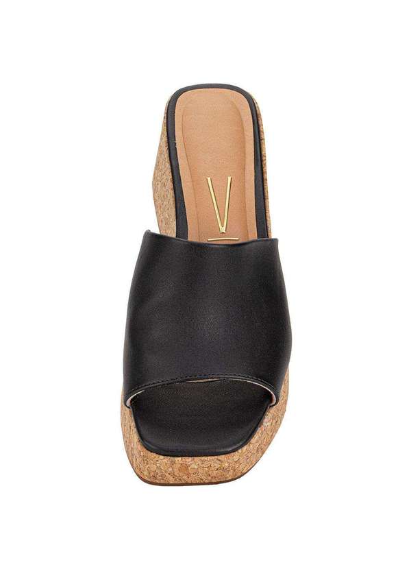 Vizzano - Tamanco Feminino Anabela Vizzano 6559100 Preto 5