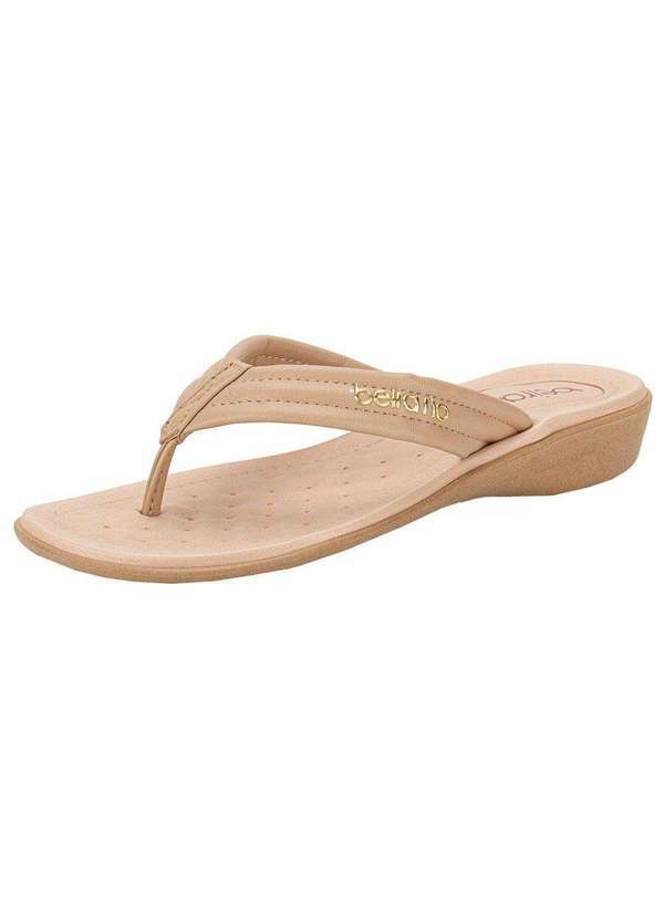 Beira Rio - Tamanco Feminino Flat Beira Rio 8224826 - Bege