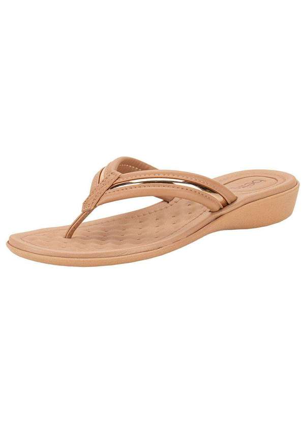 Beira Rio - Tamanco Feminino Flat Beira Rio 8224863 - Salmão