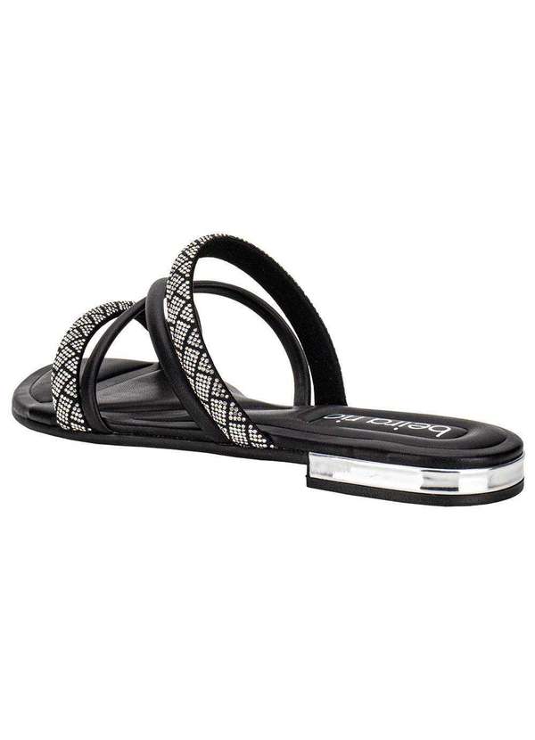 Beira Rio - Tamanco Feminino Flat Beira Rio 8263979 - Preto 3