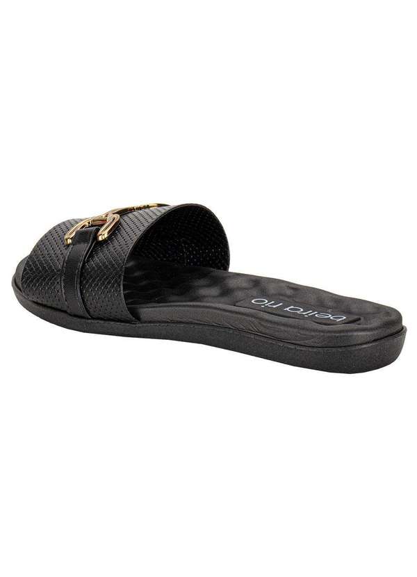 Beira Rio - Tamanco Feminino Flat Beira Rio 8360362 - Preto