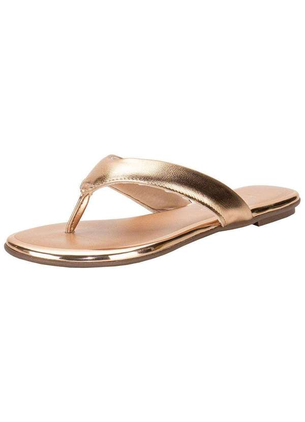 Beira Rio - Tamanco Feminino Flat Beira Rio 8367659 - Bronze