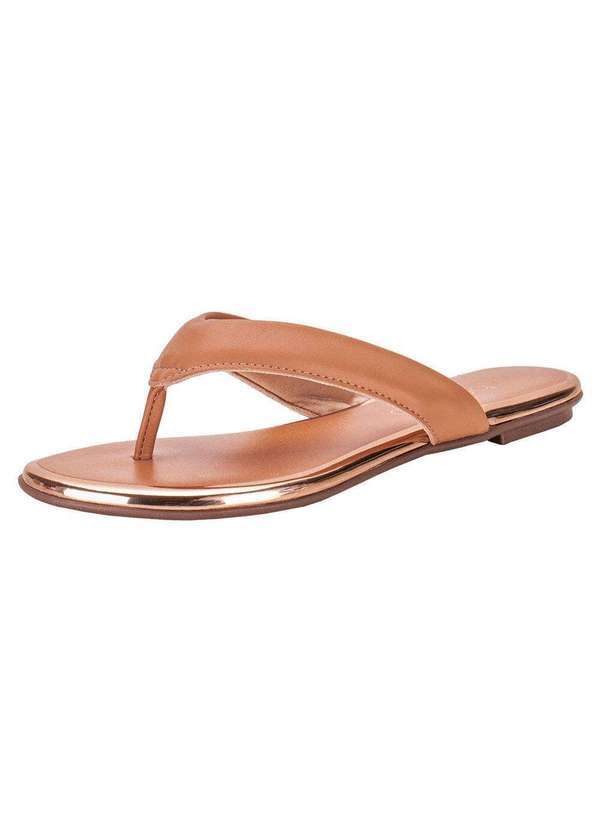 Beira Rio - Tamanco Feminino Flat Beira Rio 8367659 - Salmão