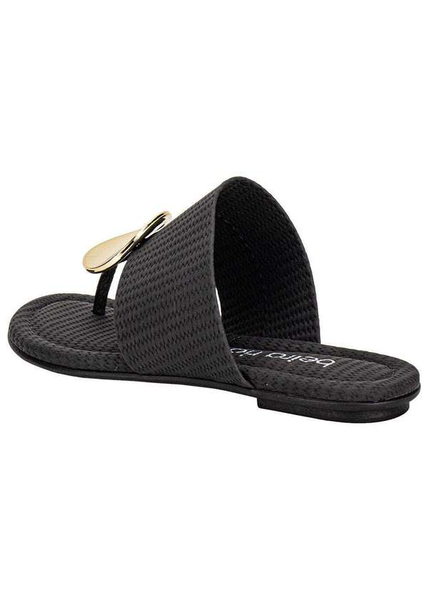 Beira Rio - Tamanco Feminino Flat Beira Rio 8367757 Preto 3