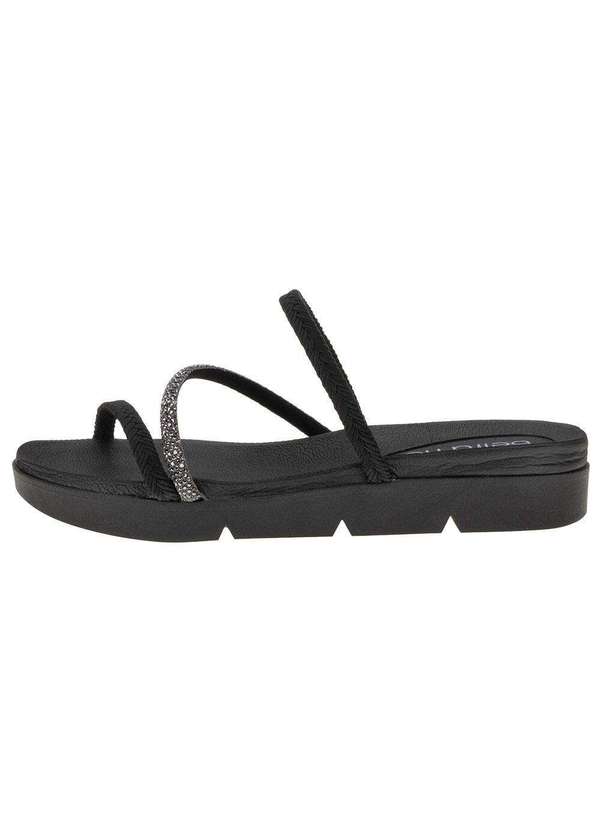 Beira Rio - Tamanco Feminino Flat Beira Rio - 8387533 - Preto 2