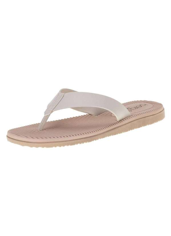 Beira Rio - Tamanco Feminino Flat Beira Rio 8395200 - Marfim