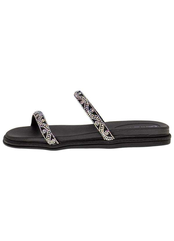 Beira Rio - Tamanco Feminino Flat Beira Rio - 8488105 - Preto 2
