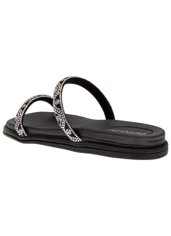 Beira Rio - Tamanco Feminino Flat Beira Rio - 8488105 - Preto 3