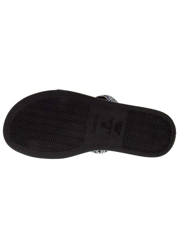 Beira Rio - Tamanco Feminino Flat Beira Rio - 8488105 - Preto 4