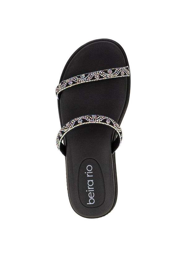 Beira Rio - Tamanco Feminino Flat Beira Rio - 8488105 - Preto 5