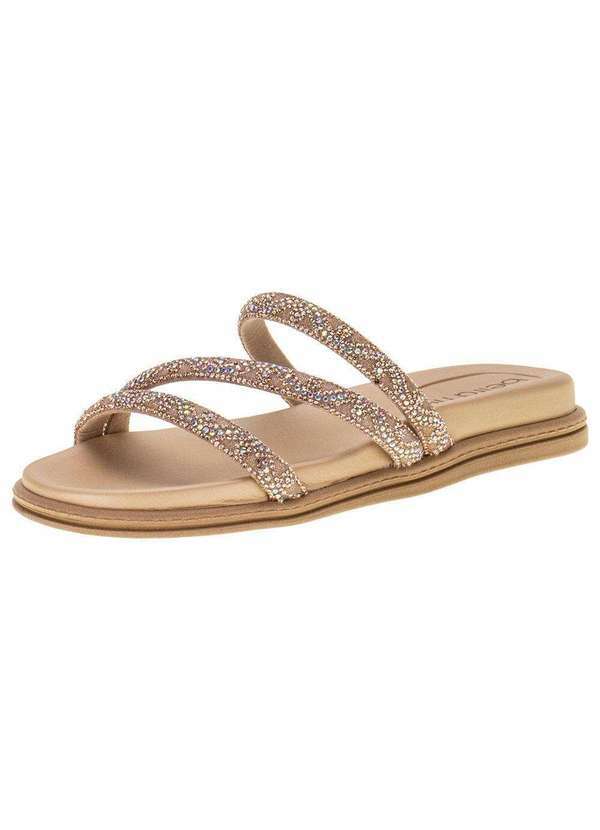 Beira Rio - Tamanco Feminino Flat Beira Rio 8488108 - Bronze