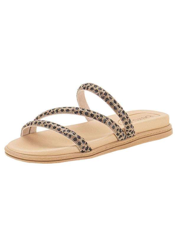 Beira Rio - Tamanco Feminino Flat Beira Rio 8488108 - Bronze