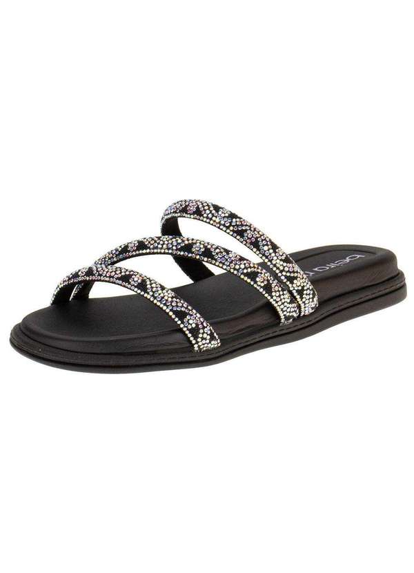 Beira Rio - Tamanco Feminino Flat Beira Rio 8488108 - Preto 1