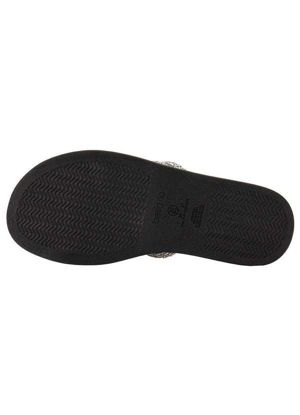 Beira Rio - Tamanco Feminino Flat Beira Rio 8488108 - Preto/Cinza 4