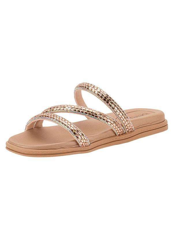 Beira Rio - Tamanco Feminino Flat Beira Rio 8488108 - Bronze