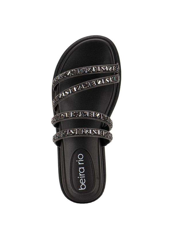 Beira Rio - Tamanco Feminino Flat Beira Rio 8488125 Preto 5