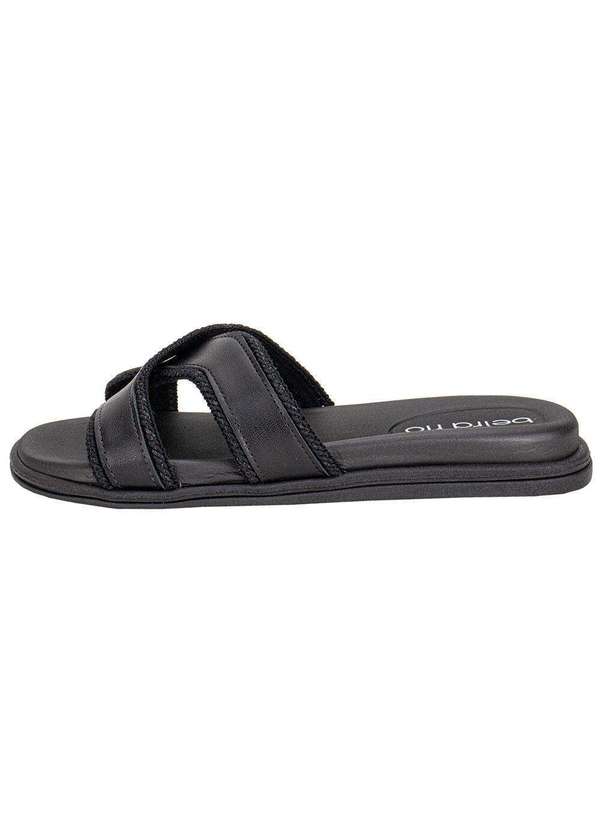 Beira Rio - Tamanco Feminino Flat Beira Rio 8488127 Preto 2