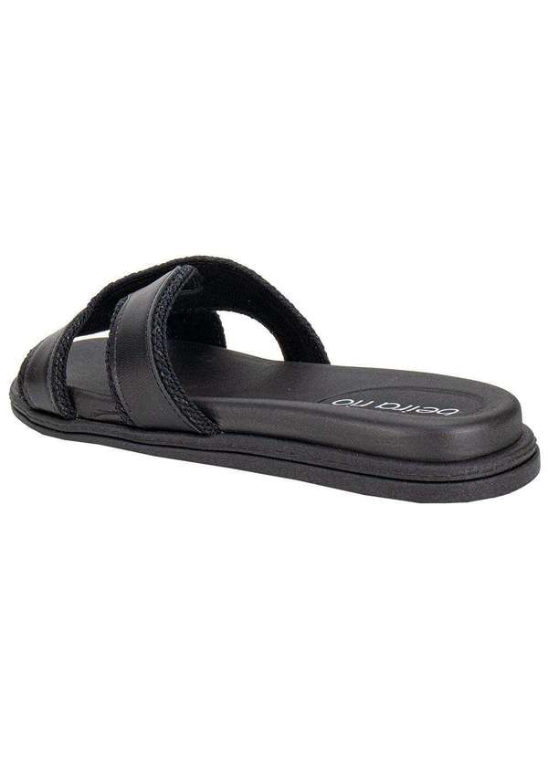 Beira Rio - Tamanco Feminino Flat Beira Rio 8488127 Preto 3