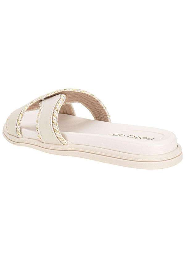 Beira Rio - Tamanco Feminino Flat Beira Rio 8488127 Marfim 3