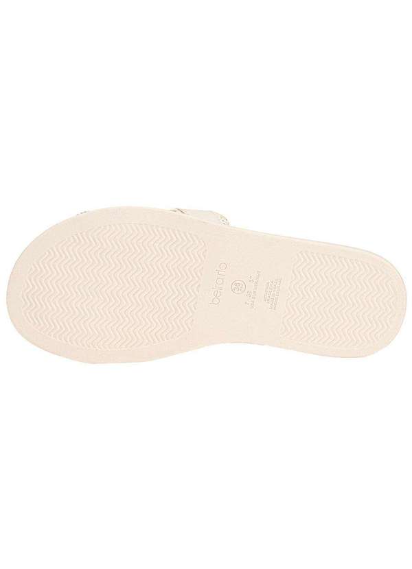 Beira Rio - Tamanco Feminino Flat Beira Rio 8488127 Marfim 4