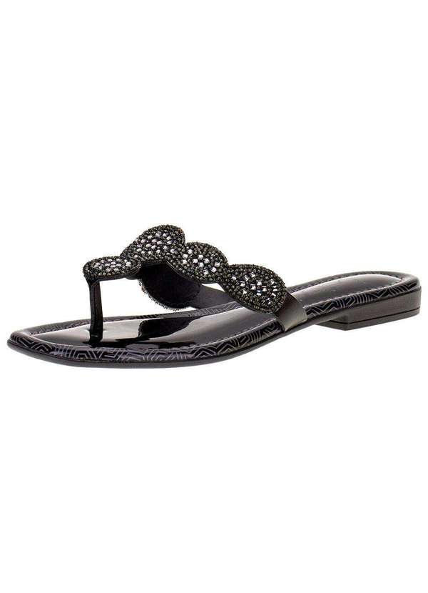 Beira Rio - Tamanco Feminino Flat Beira Rio - 8497102 - Preto