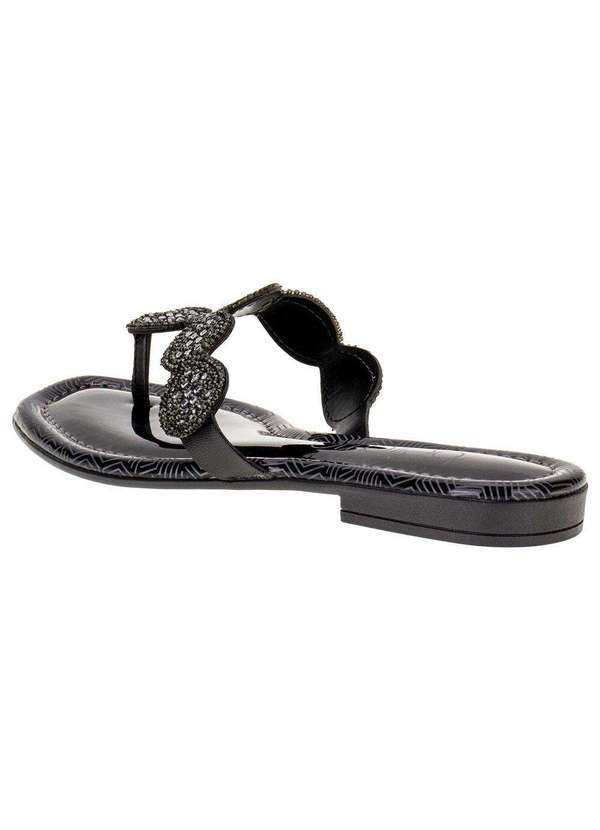 Beira Rio - Tamanco Feminino Flat Beira Rio - 8497102 - Preto 3