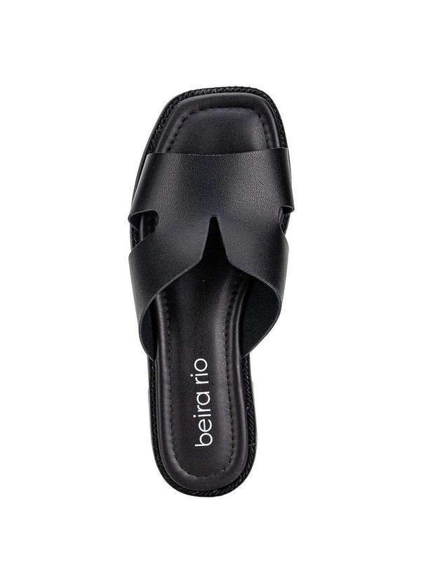 Beira Rio - Tamanco Feminino Flat Beira Rio 8506206 Preto 5