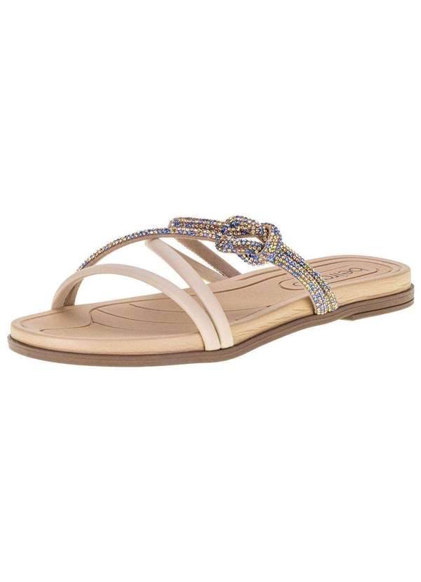 Beira Rio - Tamanco Feminino Flat Beira Rio 8507112 - Natural