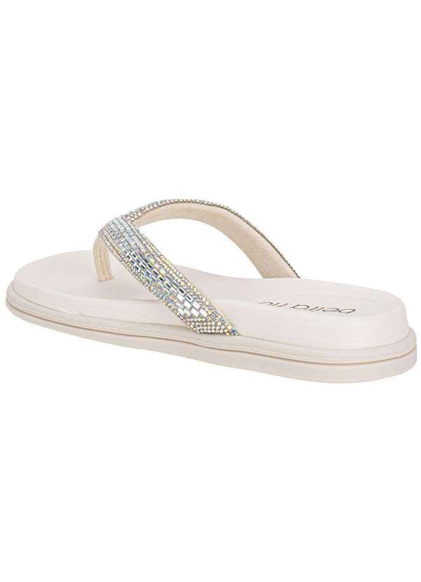 Beira Rio - Tamanco Feminino Flat Beira Rio 8513112 - Branco/Off 3