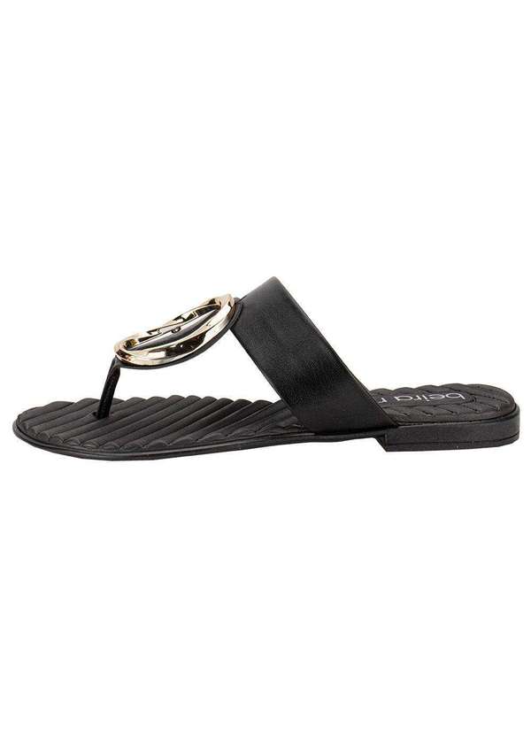 Beira Rio - Tamanco Feminino Flat Beira Rio 8519108 - Preto 2