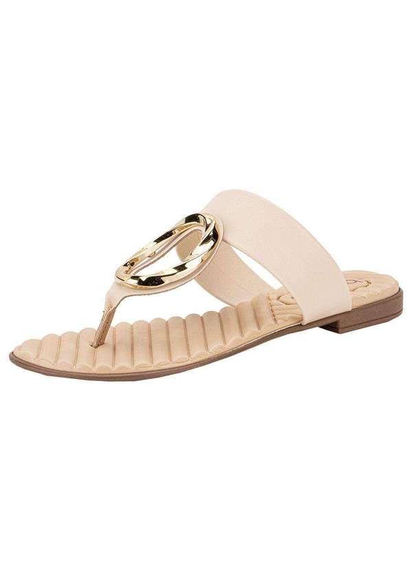 Beira Rio - Tamanco Feminino Flat Beira Rio 8519108 - Natural