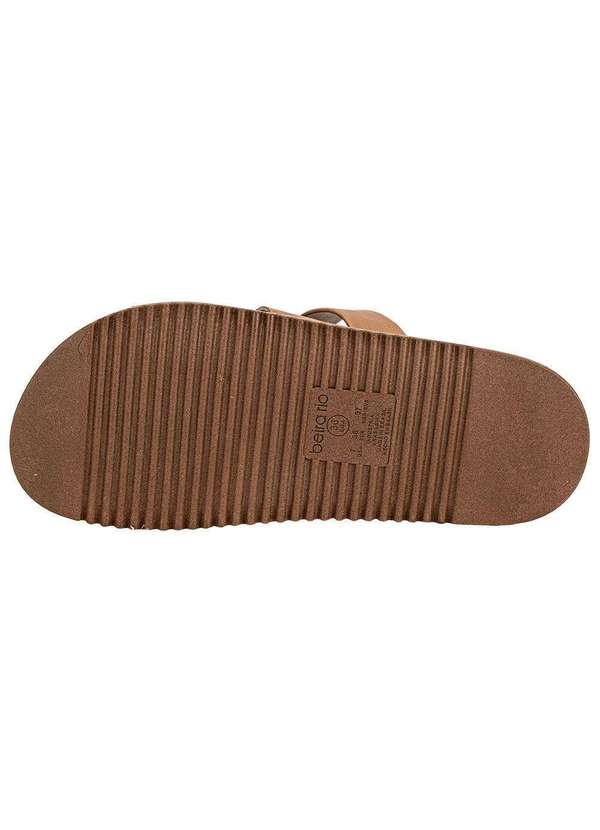 Beira Rio - Tamanco Feminino Flat Beira Rio 8523129 Camel 4