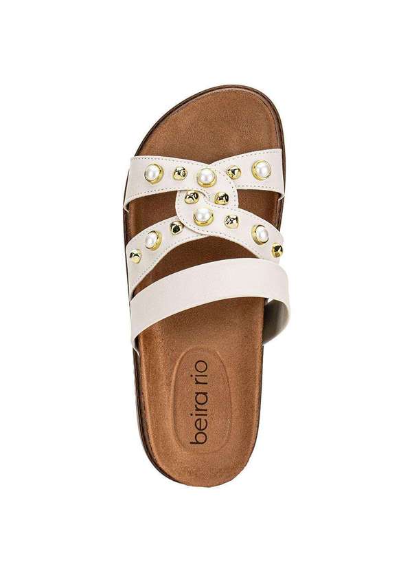 Beira Rio - Tamanco Feminino Flat Beira Rio 8523129 Marfim 5