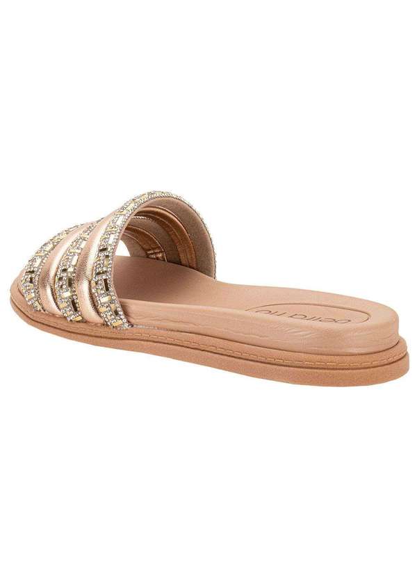 Beira Rio - Tamanco Feminino Flat Beira Rio 8528103 - Bronze 3