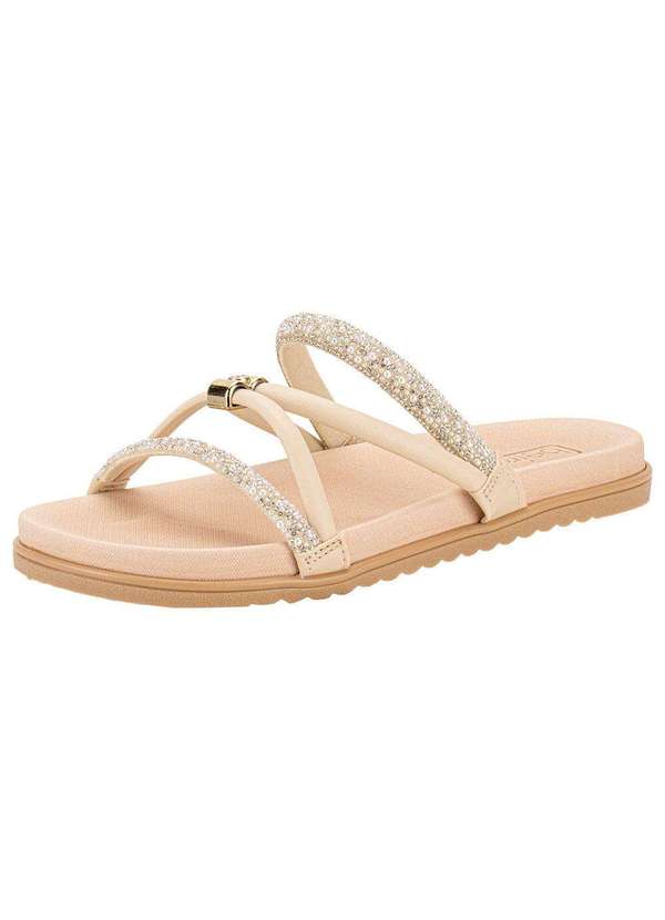 Beira Rio - Tamanco Feminino Flat Beira Rio 8529102 - Natural 1