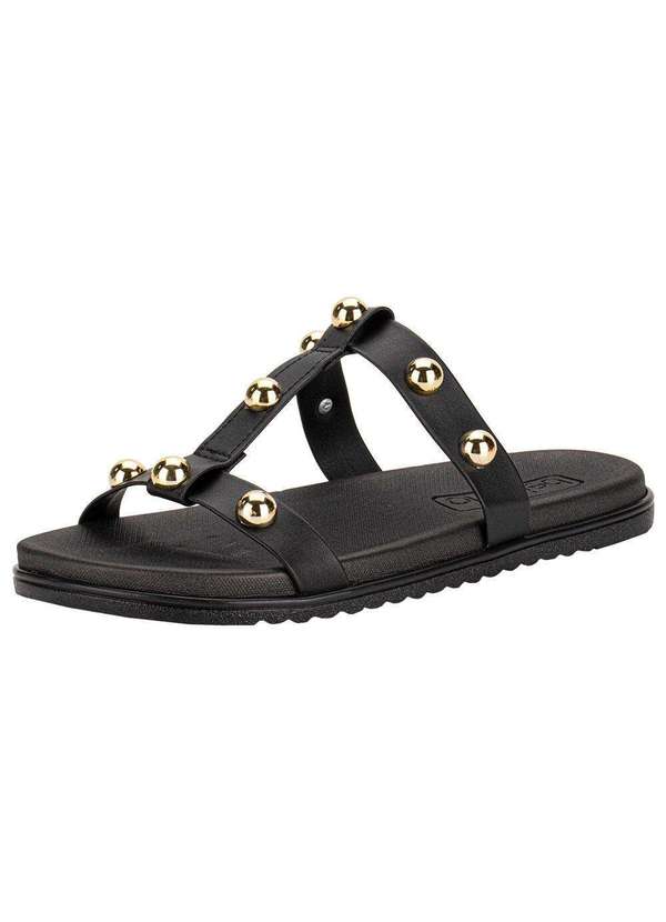 Beira Rio - Tamanco Feminino Flat Beira Rio 8529107 - Preto