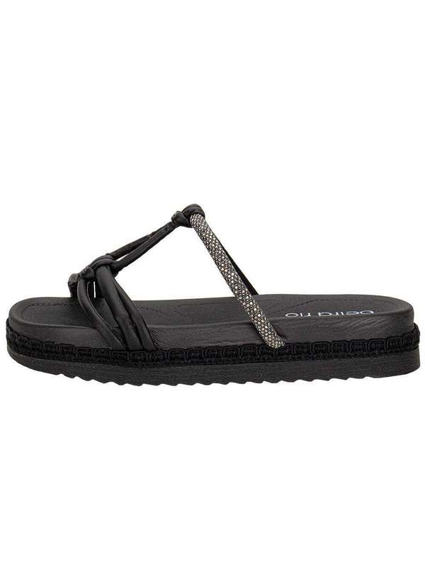 Beira Rio - Tamanco Feminino Flat Beira Rio 8553102 - Preto 2
