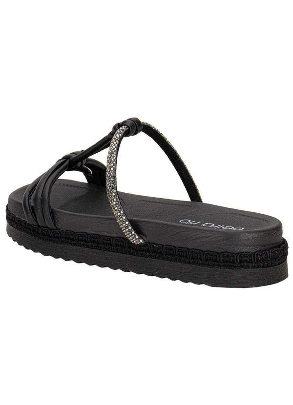 Beira Rio - Tamanco Feminino Flat Beira Rio 8553102 - Preto 3
