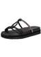 Beira Rio - Tamanco Feminino Flat Beira Rio 8553102 - Natural - variação: - Preto
