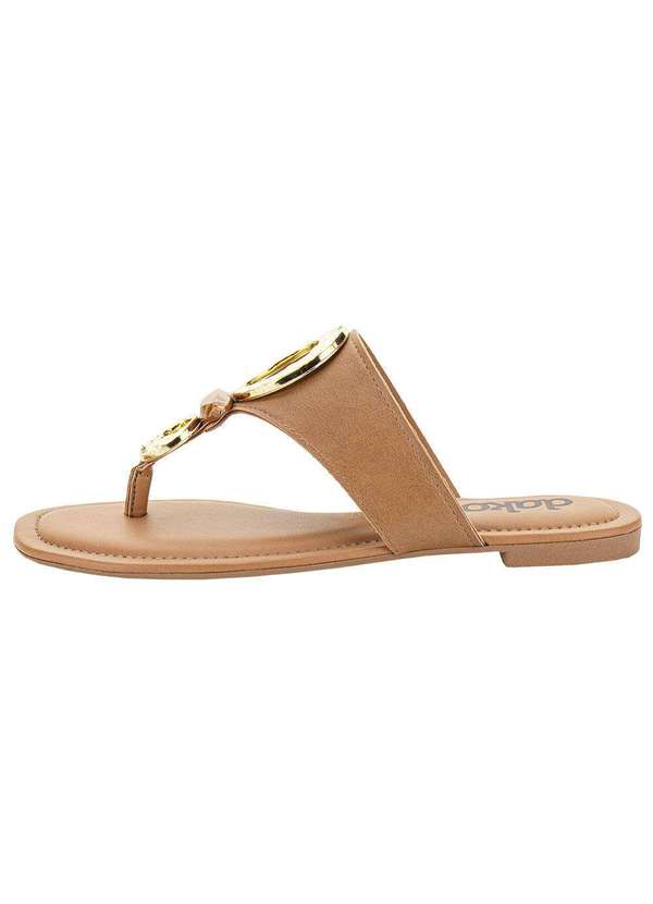 Dakota - Tamanco Feminino Flat Dakota Y7981 - Caramelo 2