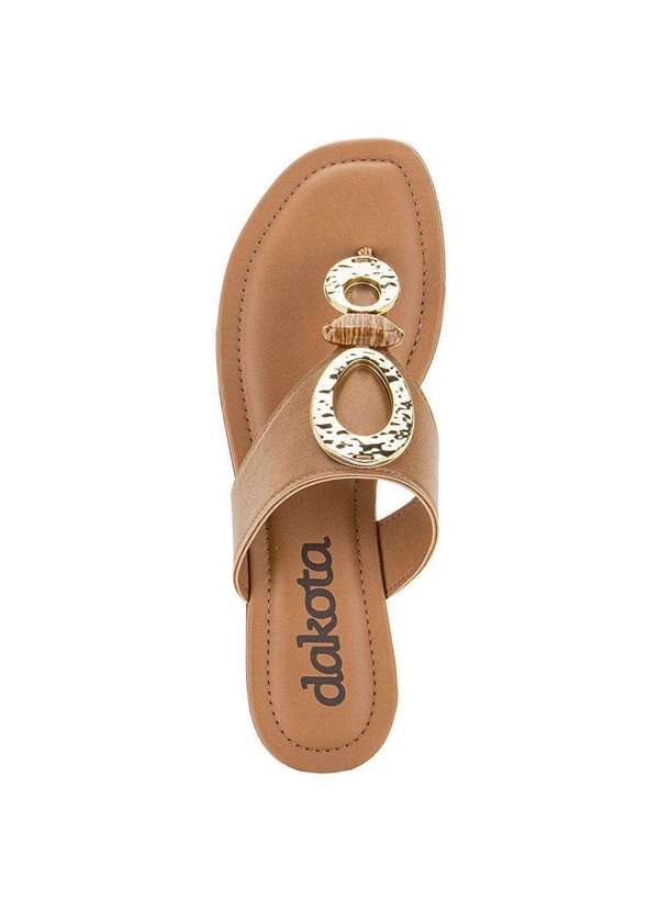 Dakota - Tamanco Feminino Flat Dakota Y7981 - Caramelo 5