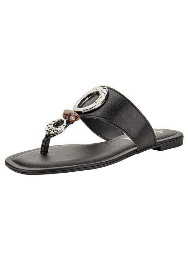 Dakota - Tamanco Feminino Flat Dakota Y7981 - Preto