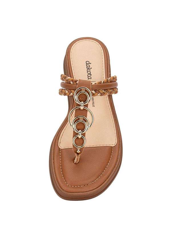 Dakota - Tamanco Feminino Flat Dakota Y8772 - Camel 5