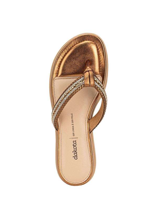 Dakota - Tamanco Feminino Flat Dakota Y8902 - Bronze 5